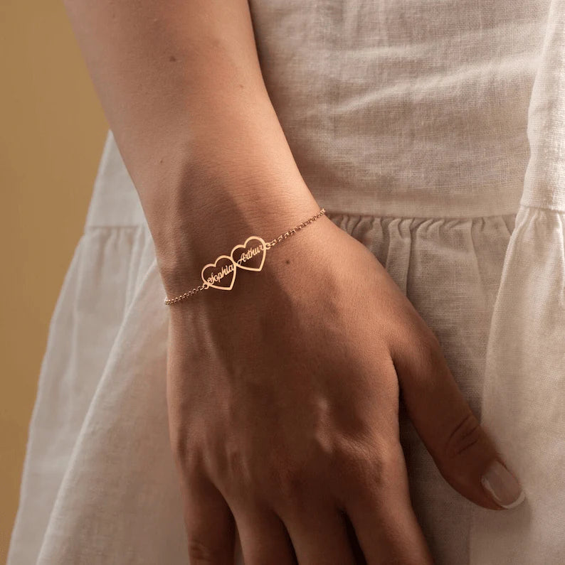 Personalized Couple name bracelet