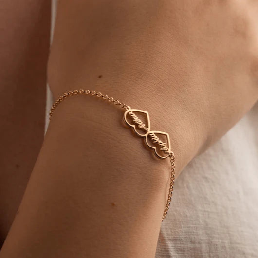 Personalized Couple name bracelet