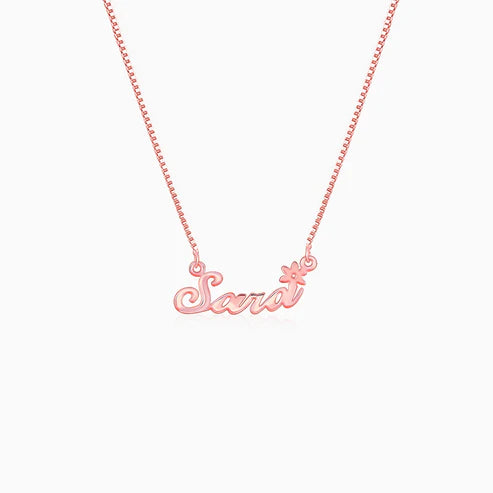 Rose Gold Personalised Self Love Pendant