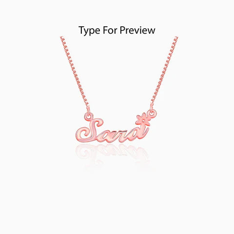 Rose Gold Personalised Self Love Pendant