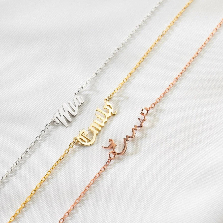 Personalized Name Anklet for girls