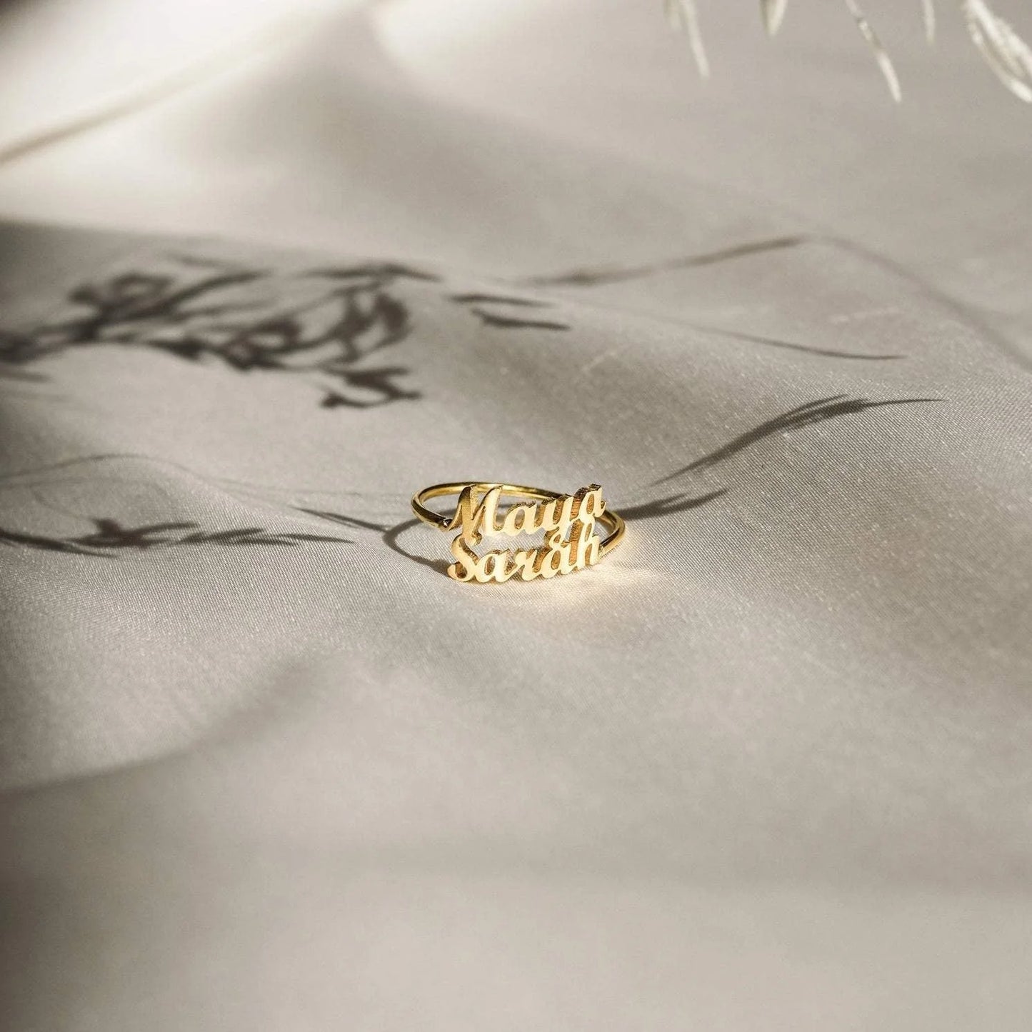 Personalized Couple Name Ring