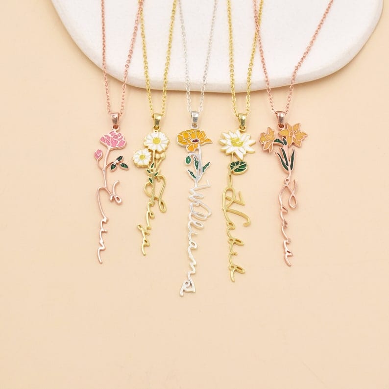 Jewelwyn Floral Signature Necklace