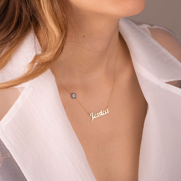 JewelWyn Guardian Name Necklace