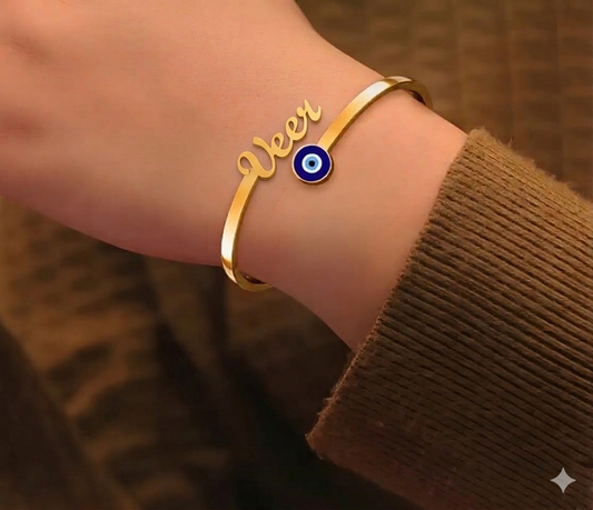 JewelWyn “My Person” Evil Eye Name Bracelet