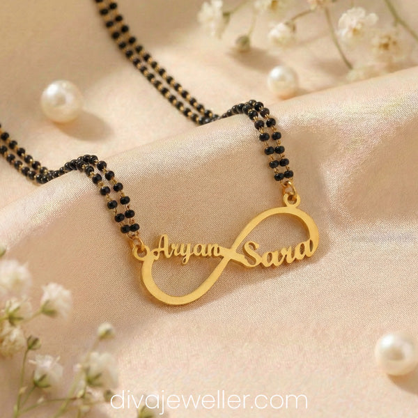InfinityLove Custom Name Mangalsutra